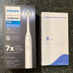 Philips Sonicare 4100 Electric Toothbrush with Replacement Heads